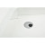 DIR REVIVAL II Reception Desk, White hole for cables