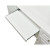 DIR REVIVAL II Reception Desk, White keyboard drawer