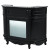 DIR REVIVAL II Reception Desk, Black