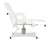 NATURA White Hydraulic Facial Bed, 2206A side view with legs raised