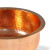 Touch America Copper Pedicure Basin, Close-Up View