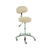 Touch America Therapist/Technician ProStool with Back, High Piston, Almond