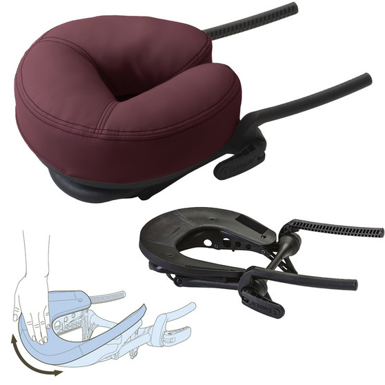 Earthlite Flex-Rest Head Rest with Strata Face Pillow - collage