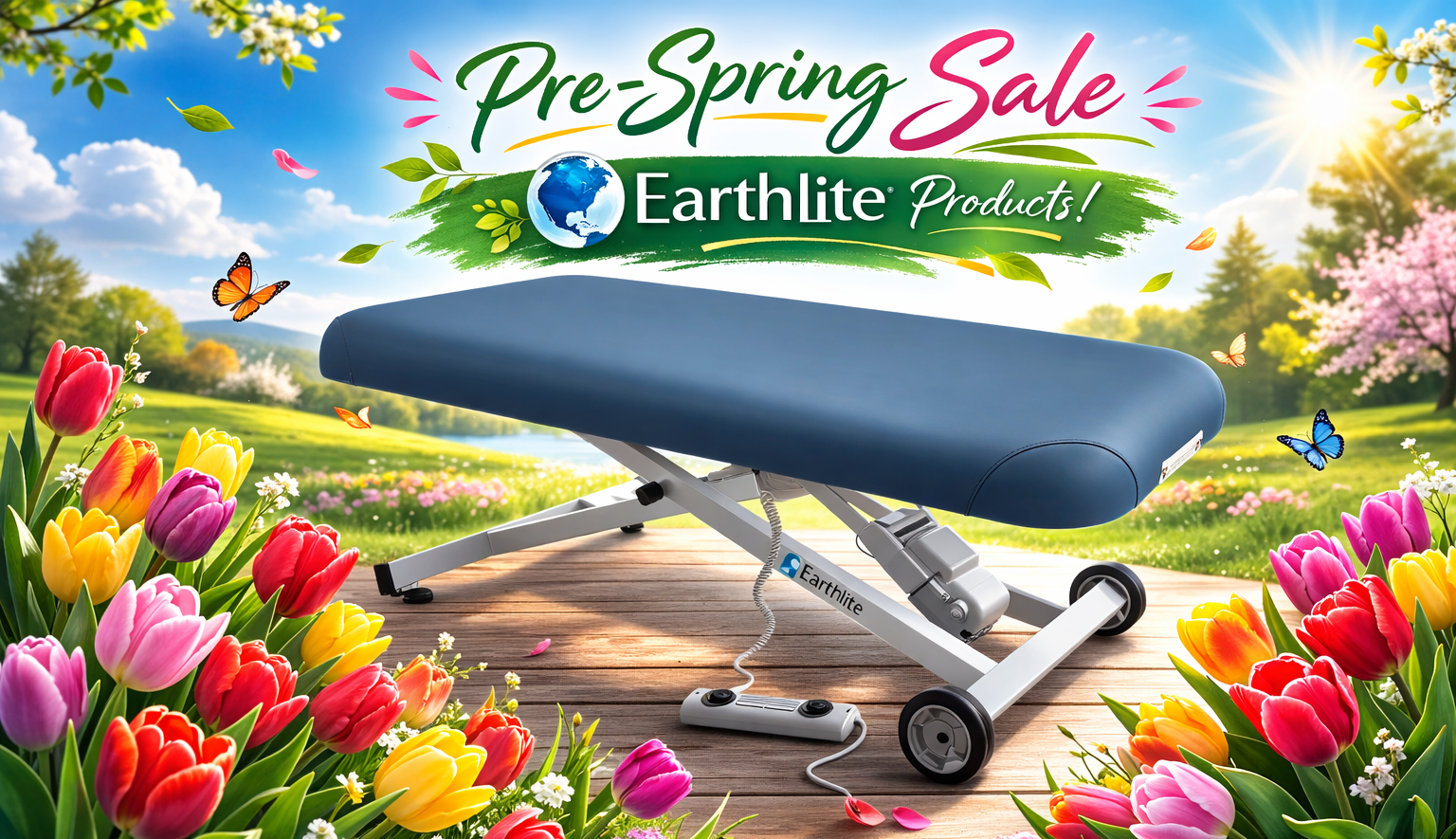 Pre-Spring sale on Earthlite products. Save 10%.