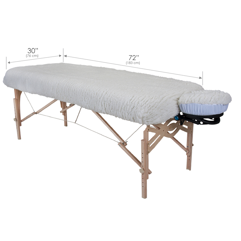 Earthlite Massage Table Pad Set, DELUXE, Fleece