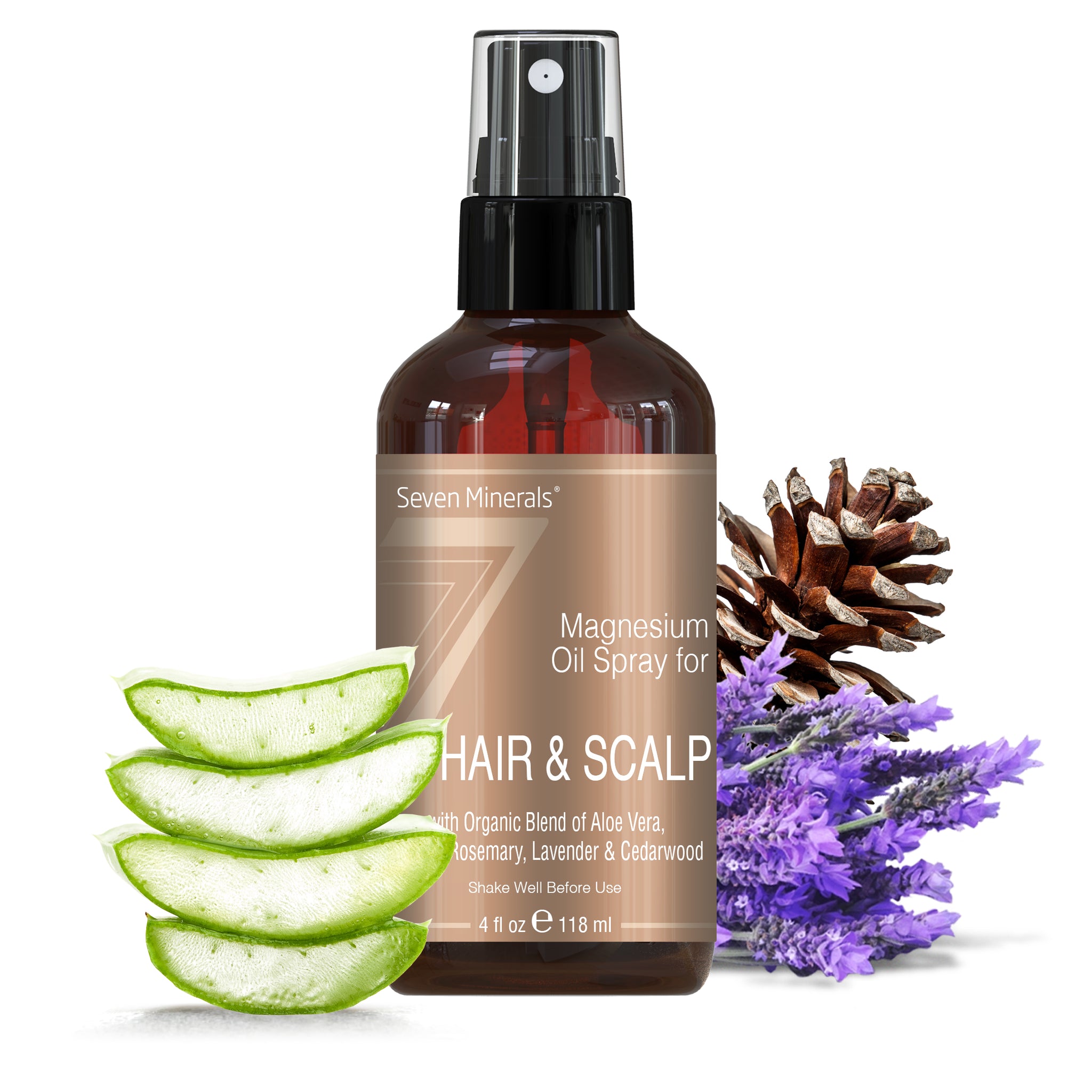 Earths Elements Organic Lavender Spray | 4floz | Amethyst