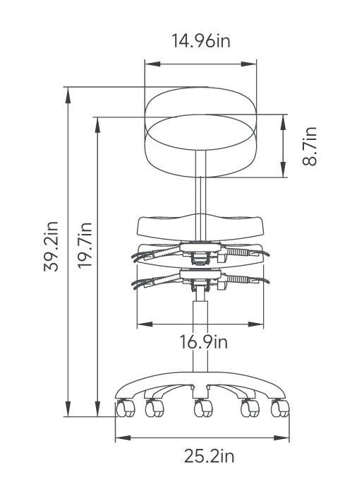 PureRelax Dimensions