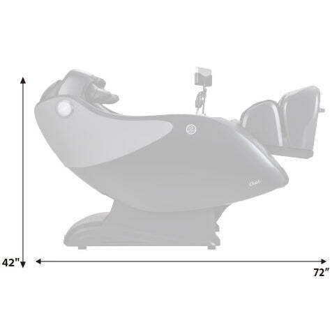 Master Personal Massage Chair Side View Dimensions