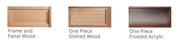 Celesta Cabinet Door Options