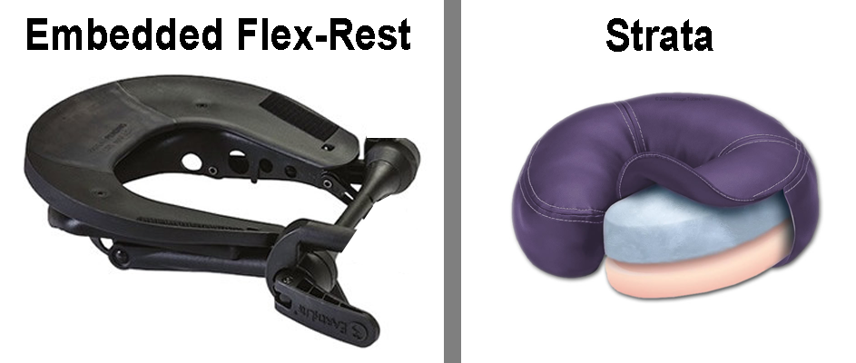 Embedded Flex-Rest Platform with Strata Face Pillow