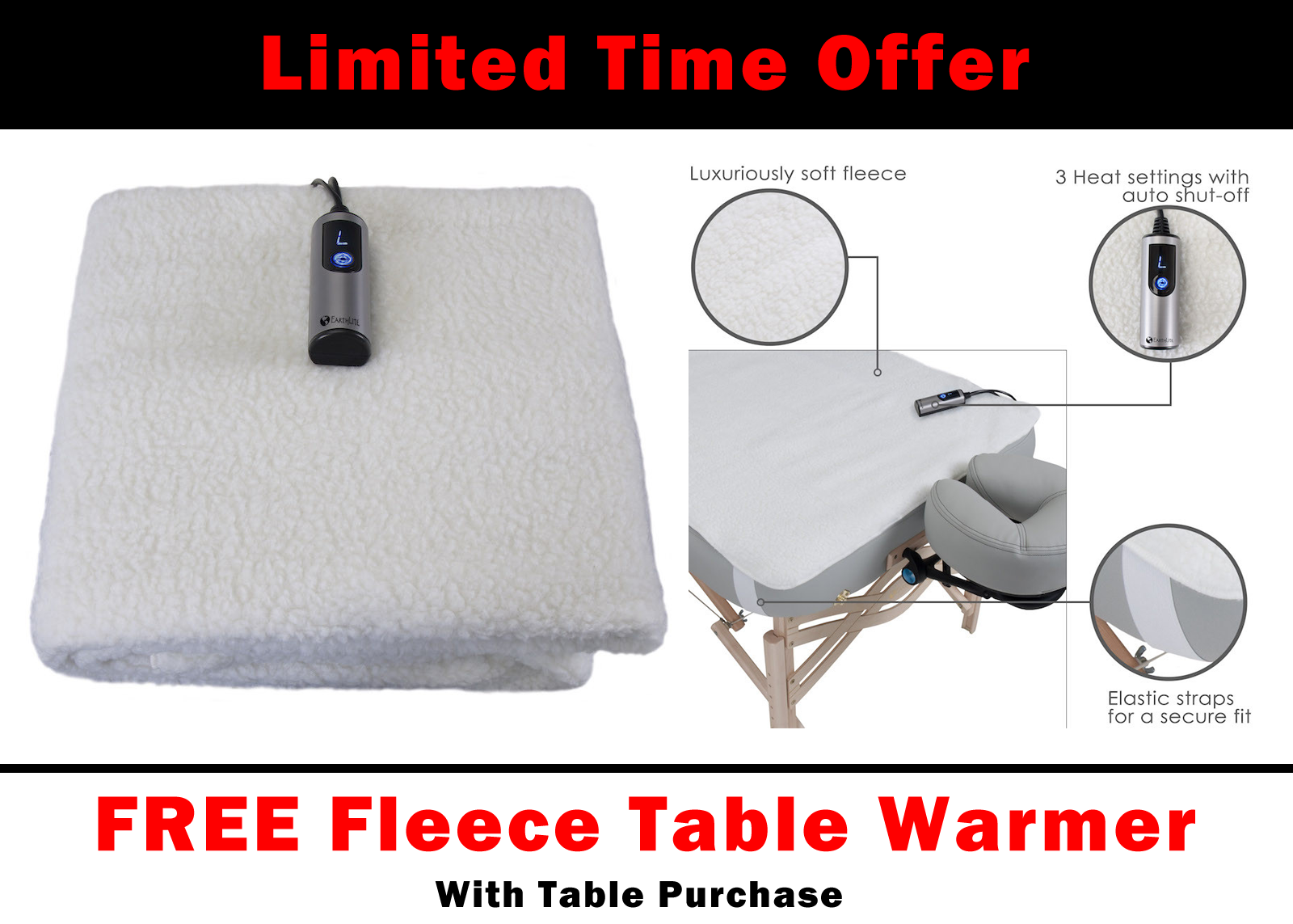 Free Table Warmer with Table Purchase