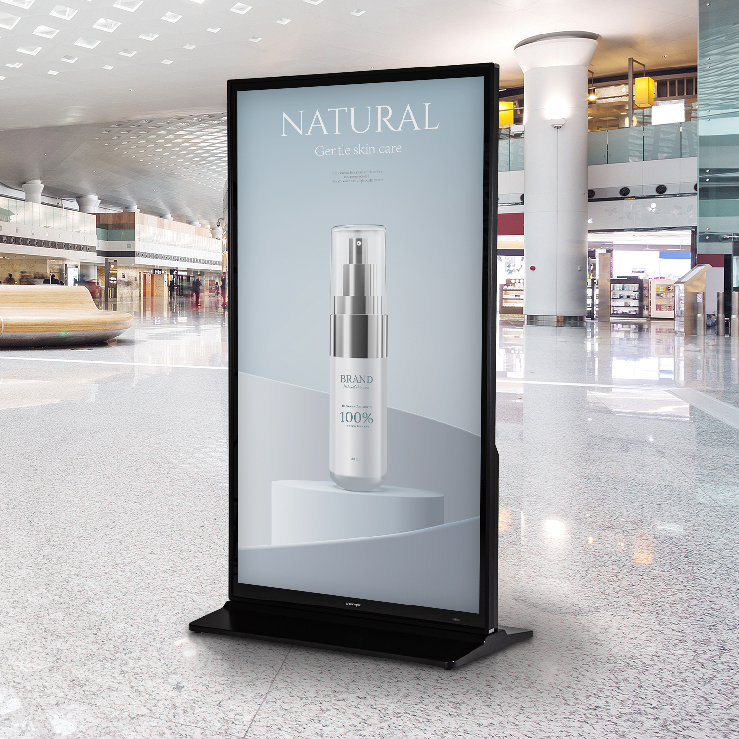 75" LED Display Kiosk