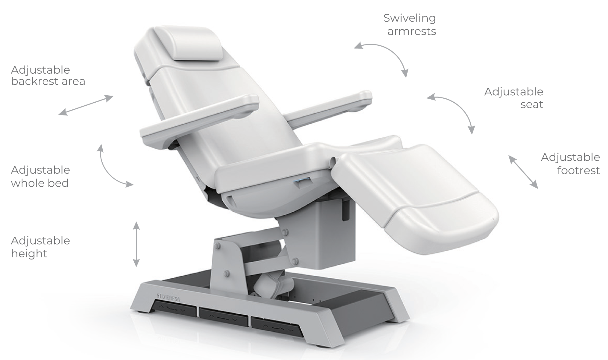 Serenity Treatment Chair Features