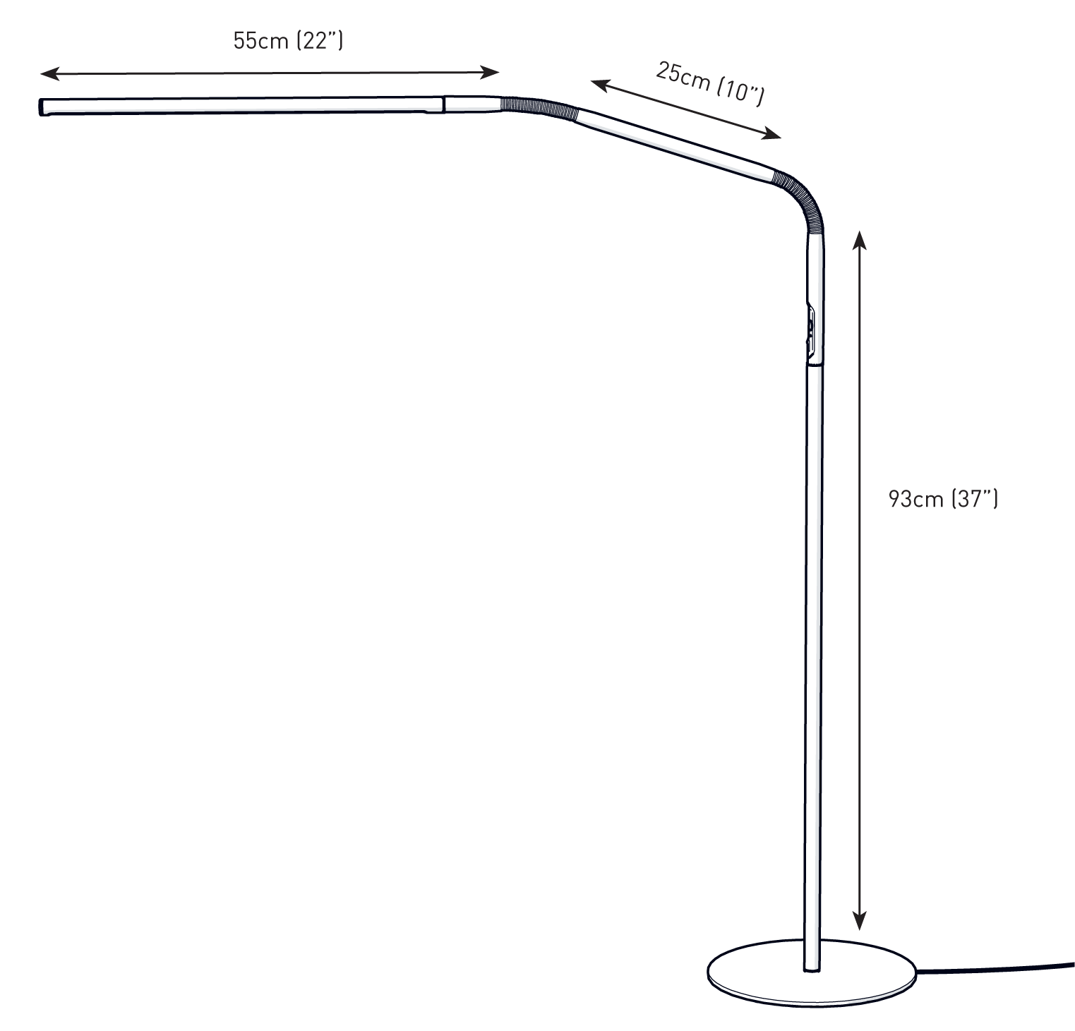 Slimline Floor Lamp Dimensions