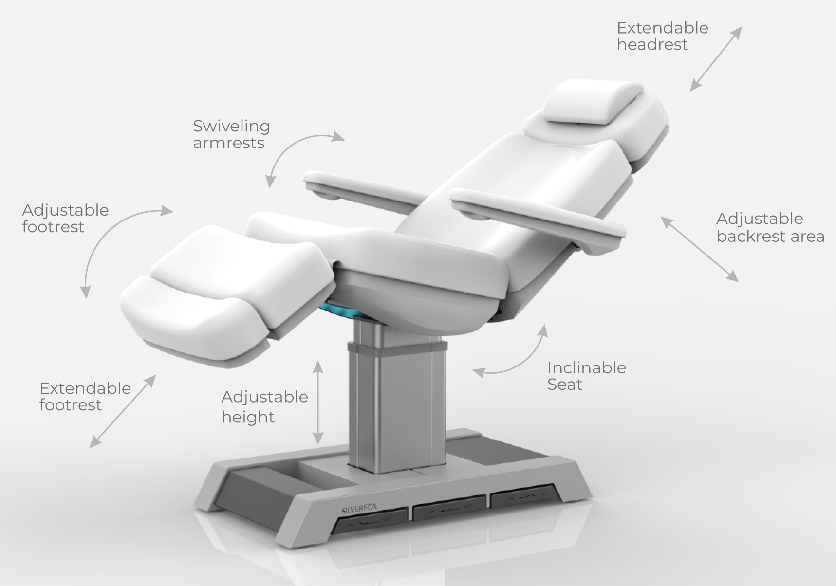 Vista Treatment Chair Features