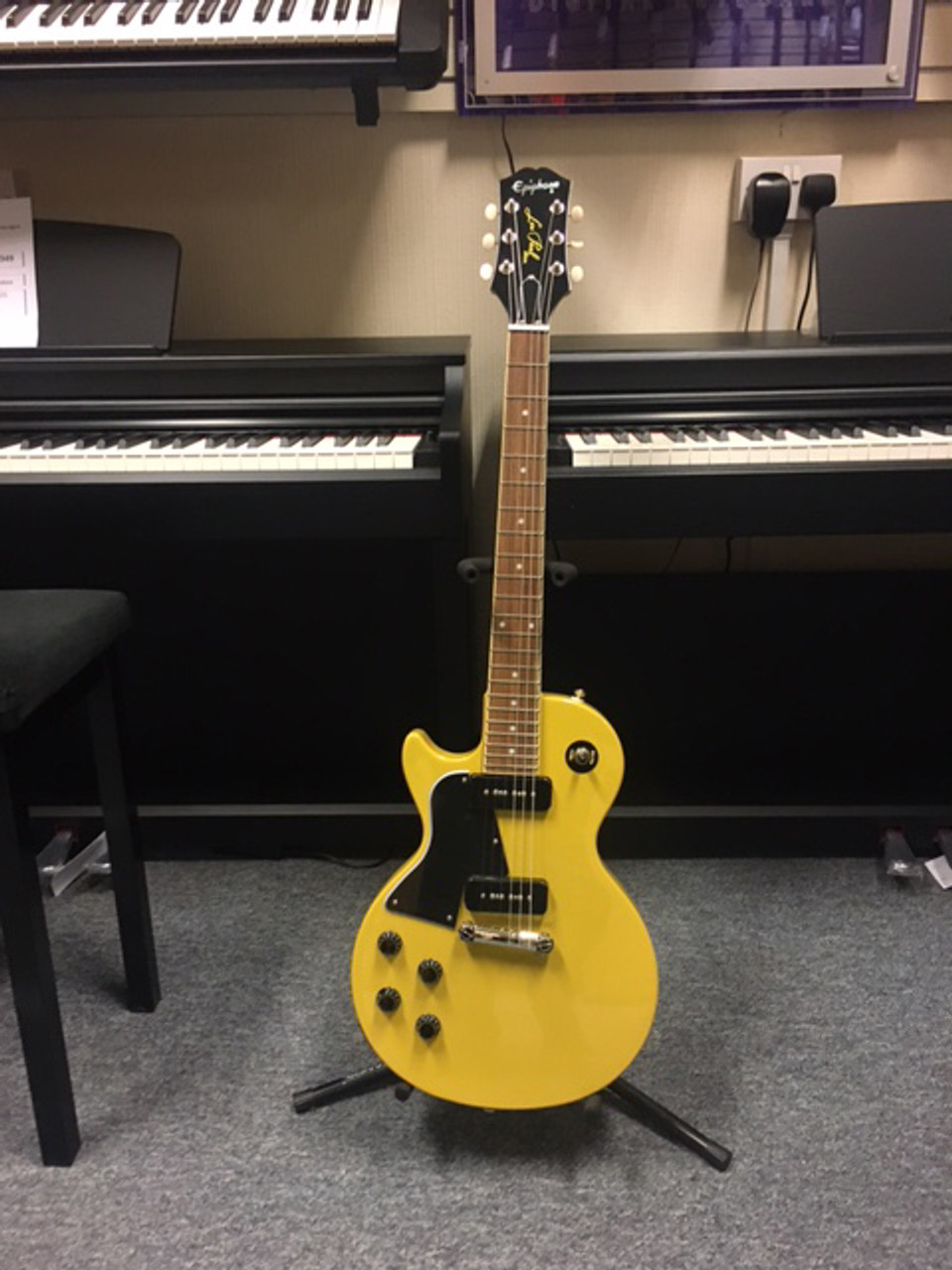 epiphone les paul special tv yellow