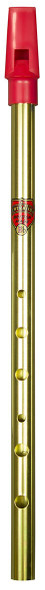 Flageolet Tin Whistle Brass Key Bb
