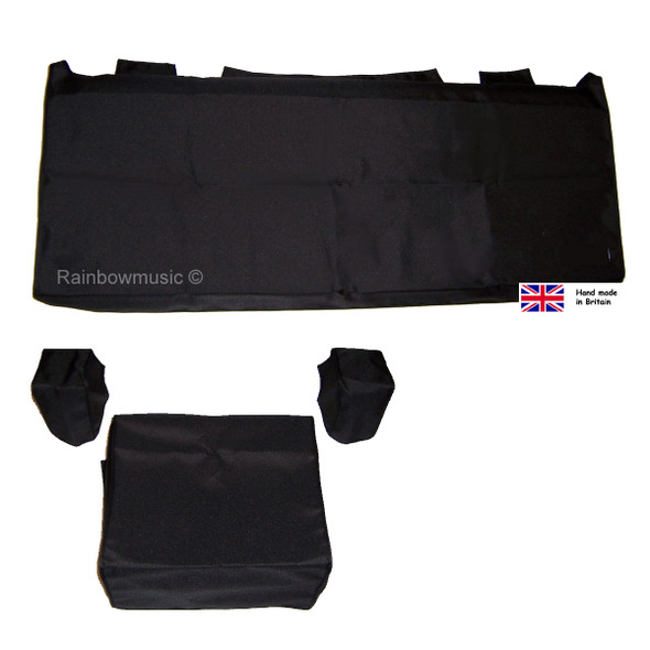 Dust Cover Set For Yamaha Tyros 5  ( 61 Key ) Black