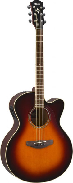 Yamaha CPX600 Electro-Acoustic Guitar in Violin Sunburst Finish