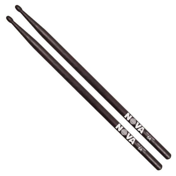 Vic Firth Nova Hickory 5A Drumsticks Black – Wooden tip