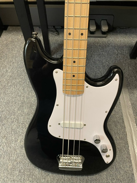 Fender Squier Bronco Bass Guitar Black Second Hand