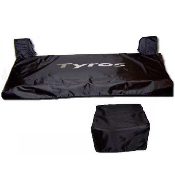 Dust Cover Set For Yamaha Tyros 3 and 4  Black With White Logo