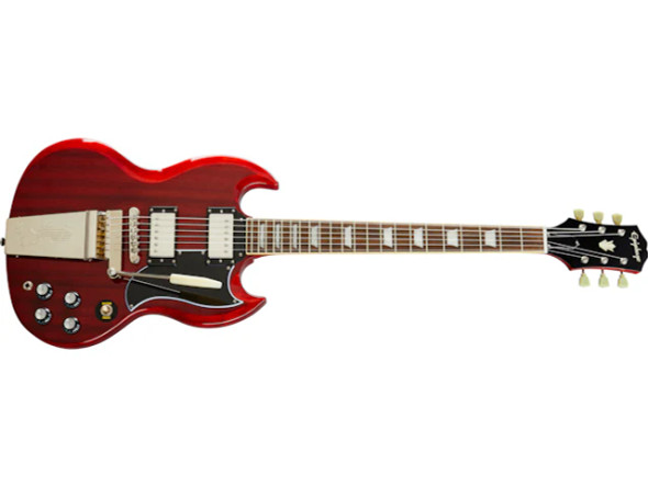 Epiphone Inspired By Gibson Collection | SG Standard 61 Maestro Vibrola Vintage Cherry