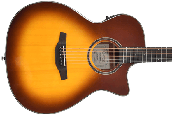 Crafter HT250CE Silver Series Orchestra Electro Acoustic Guitar Brown Sunburst