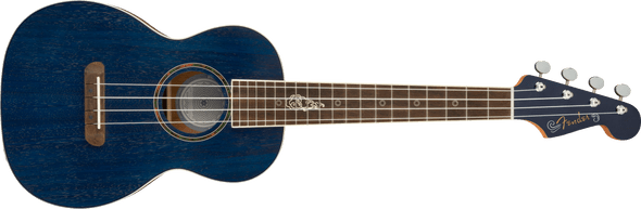 Fender Dhani Harrison Tenor Electro Ukulele Sapphire Blue