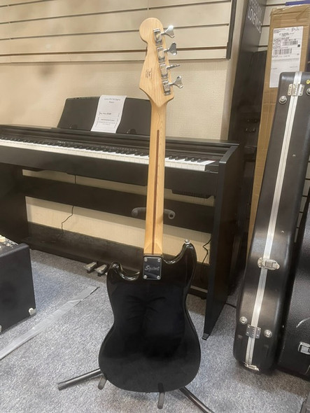 Fender Squier Bronco Bass Guitar Black Second Hand