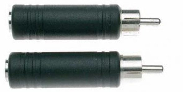 Female jack-plug/male rca adaptor