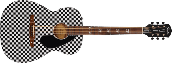 Fender Tim Armstrong Hellcat Checkerboard Electro Acoustic Guitar