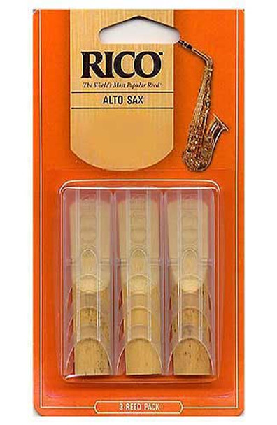 Rico Alto Saxophone Reeds  2 Gauge ( 3 pack )