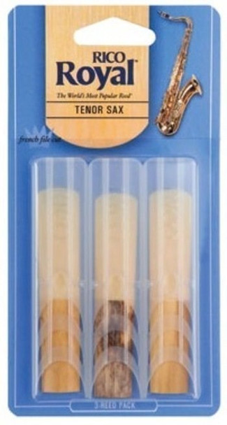 Rico Royal Tenor Saxophone 3.0 Gauge Reeds Pack of 3