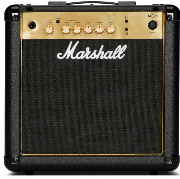 Marshall MG15G 15W Black and Gold Guitar Combo 