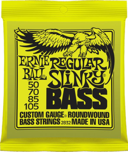 Ernie Ball Regular Slinky Bass Guitar Strings 50 -105