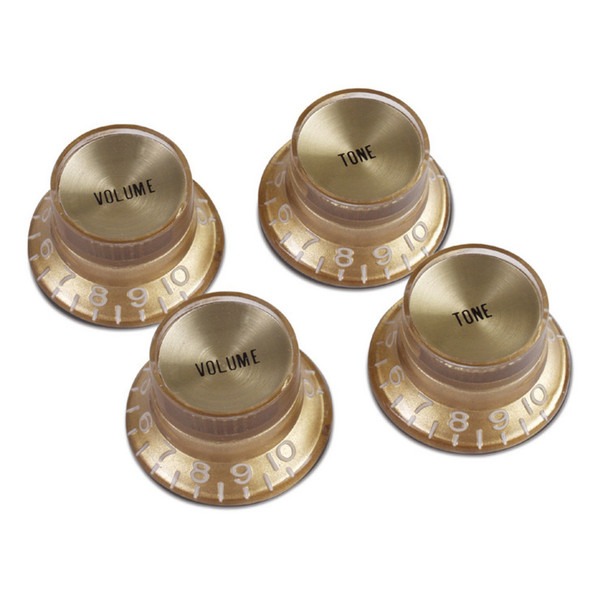 Gibson Gold Top Hat Knobs Set Of 4