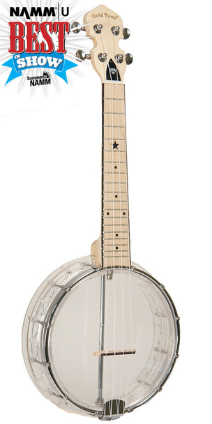 Gold Tone Little Gem (Diamond): See-Through Banjo-Ukulele