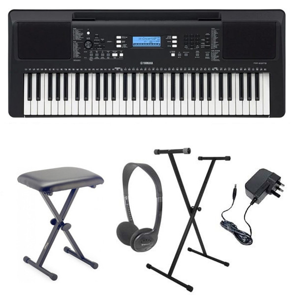 Yamaha PSR-E373 Portable Electronic keyboard 61 keys Pack 2