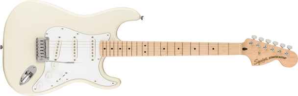 Fender Squier  Affinity Series™ Stratocaster®, Maple Fingerboard,Olympic White