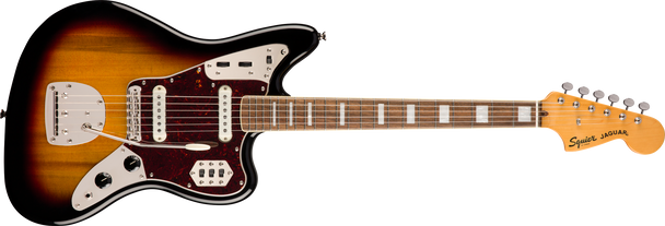 Fender Squier Classic Vibe '70s Jaguar®, Laurel Fingerboard, 3-Color Sunburst