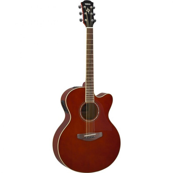 Yamaha CPX600 Electro-Acoustic Guitar In Root Beer Finish
