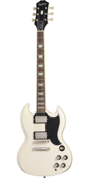 Epiphone 1961 Les Paul SG Standard Electric Guitar  Aged Classic White