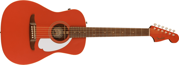 Fender Malibu Player Electro Acoustic Guitar Fiesta Red