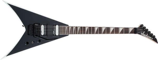 Jackson JS Series King V JS32 Electric Guitar Black with White Bevels