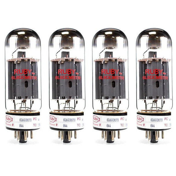 Ruby Tube 6L6GCMSTR Matched Quad Set