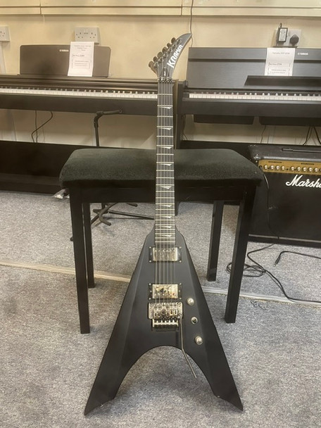 Kramer Nite V Electric Guitar Satin Black Second Hand