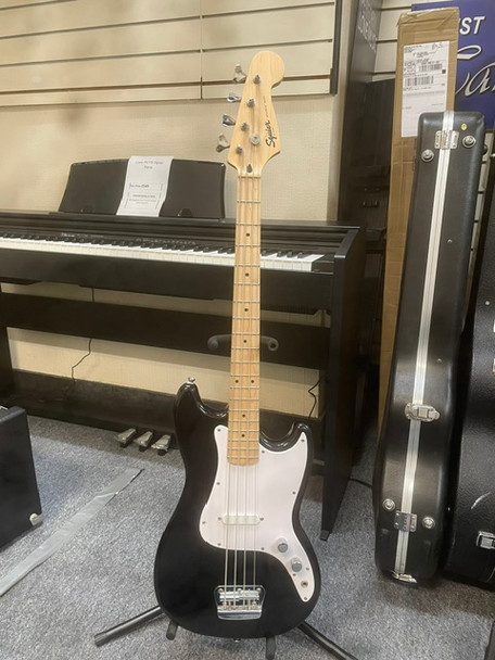 Fender Squier Bronco Bass Guitar Black Second Hand