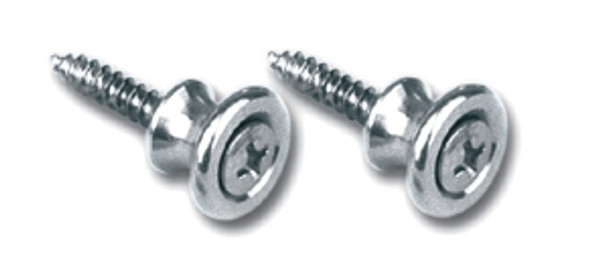 Guitar Strap Button Nickel Set Of 2