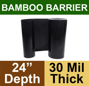 Bamboo Barrier - Rhizome Barrier - 24" x 100' Roll - 30 mil Thickness Bamboo Barrier - Rhizome Barrier - 24" x 100' Roll - 30 mil Thickness